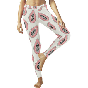 papaya pattern Women's Legging Fulfilled In US