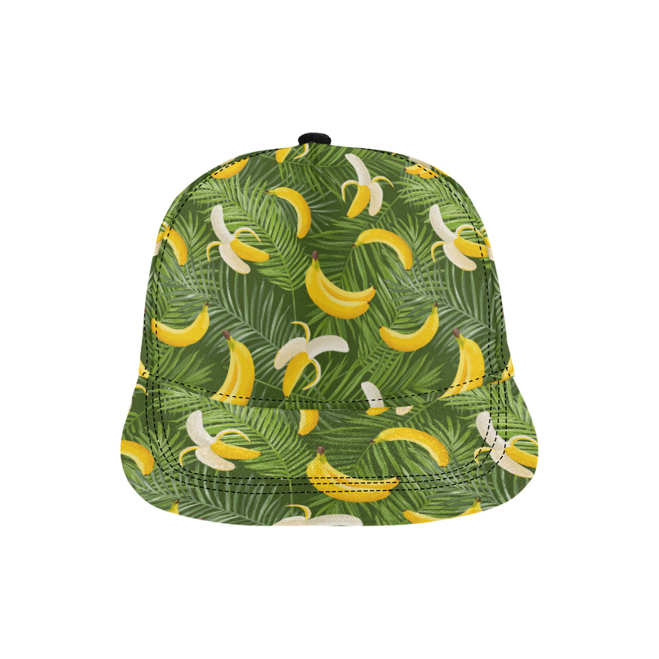 Banana Palm Leaves pattern All Over Print Snapback Cap