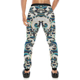 Japanese wave pattern Unisex Casual Sweatpants