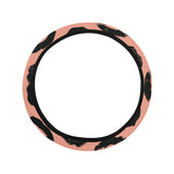 Lips Pattern Print Design 02 Car Steering Wheel Cover