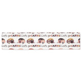 Camper Van Pattern Print Design 01 Table Runner