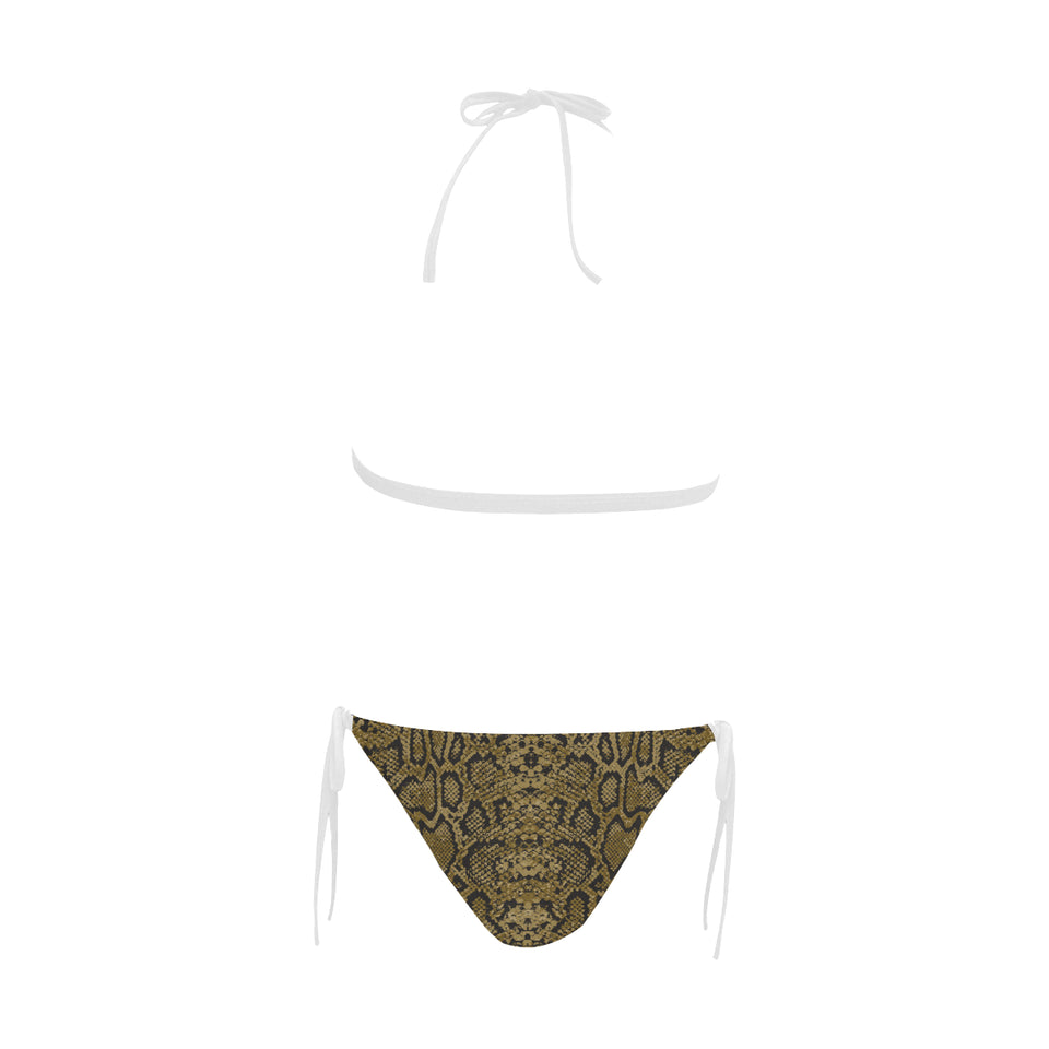 Snake skin pattern Sexy Bikinis Two-Piece Swimsuits