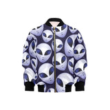 Alien Pattern Print Design 01 Kids' Boys' Girls' Bomber Jacket