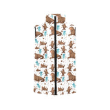sea lion Seals jellyfish pattern Women's Padded Vest