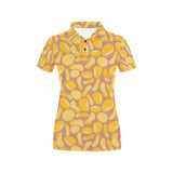 Potato Chips Pattern Print Design 01 Women's All Over Print Polo Shirt