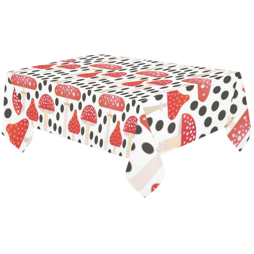 Red mushroom dot pattern Tablecloth