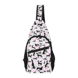 Greyhound Pattern Print Design 02 All Over Print Chest Bag