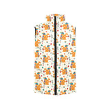 Squirrel Pattern Print Design 04 Women's Padded Vest