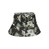 Japanese crane ornament elements Unisex Bucket Hat