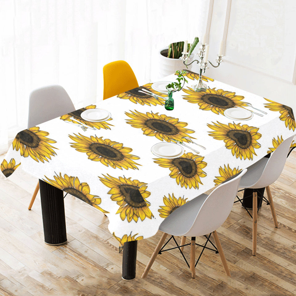 sunflowers design pattern Tablecloth