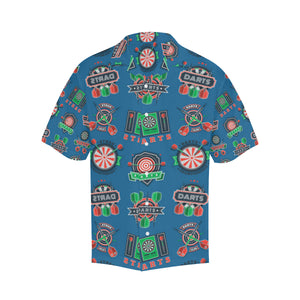 Darts Pattern Print Design 02 Men's All Over Print Hawaiian Shirt (Model T58)