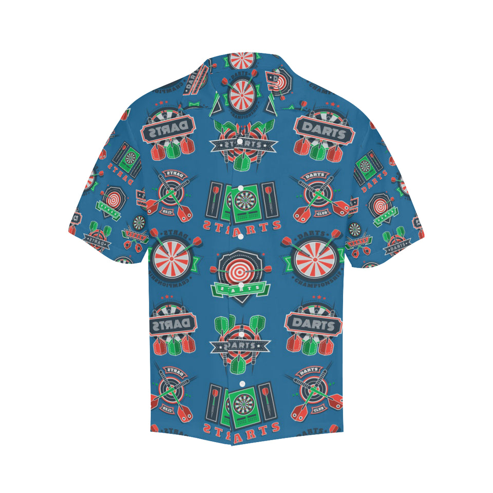 Darts Pattern Print Design 02 Men's All Over Print Hawaiian Shirt (Model T58)