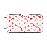 Canada Pattern Print Design 04 Car Sun Shade