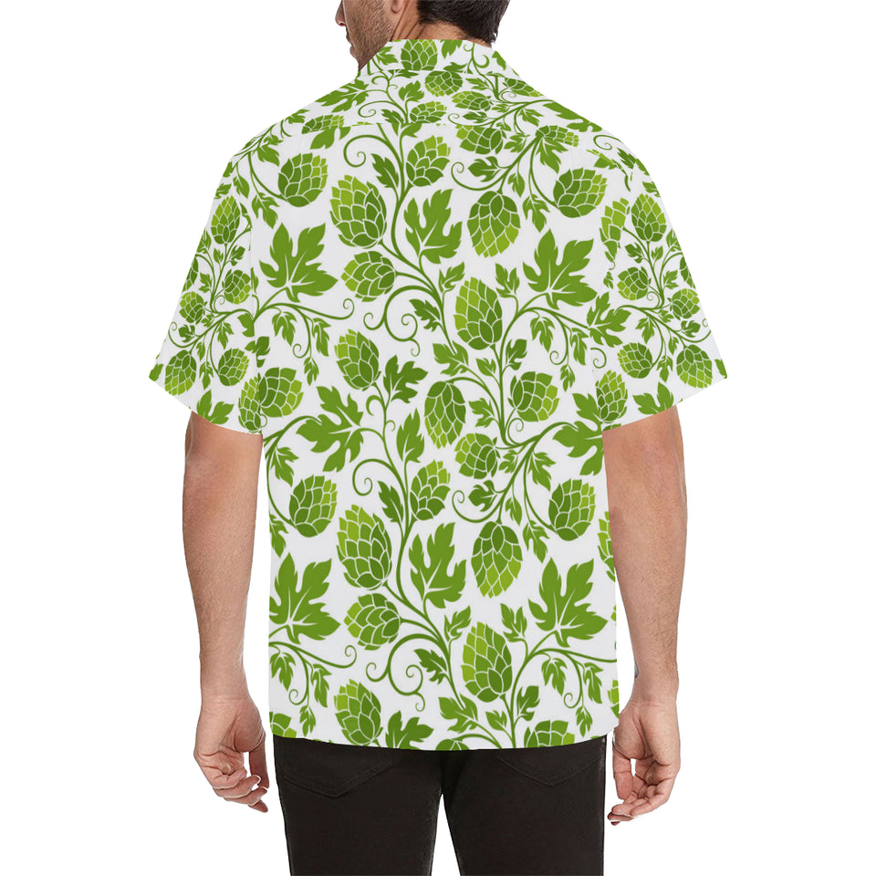 Hop design pattern Men's All Over Print Hawaiian Shirt