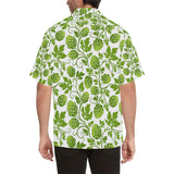 Hop design pattern Men's All Over Print Hawaiian Shirt