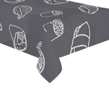 sushi pattern black background Tablecloth