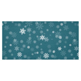Snowflake pattern dark background Tablecloth
