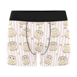 cute owl leaf Men's All Over Print Boxer Briefs Men's Underwear