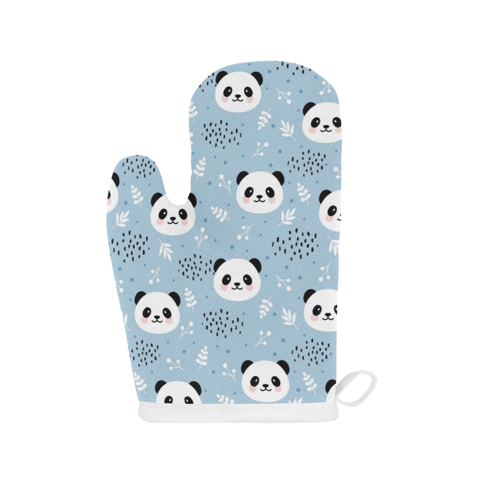 Cute panda pattern Heat Resistant Oven Mitts