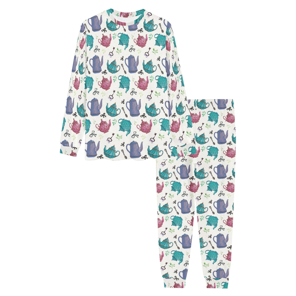 Tea pots Pattern Print Design 05 Men's All Over Print Pajama