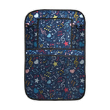 Music Notes Pattern Print Design 03 Car Seat Back Organizer