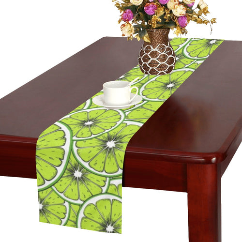 Slices of Lime design pattern Table Runner