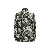 Japanese crane ornament elements Women's Long Sleeve Polo Shirt