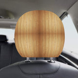 Wood Printed Pattern Print Design 05 Car Headrest Cover