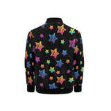 Colorful star pattern Kids' Boys' Girls' Bomber Jacket