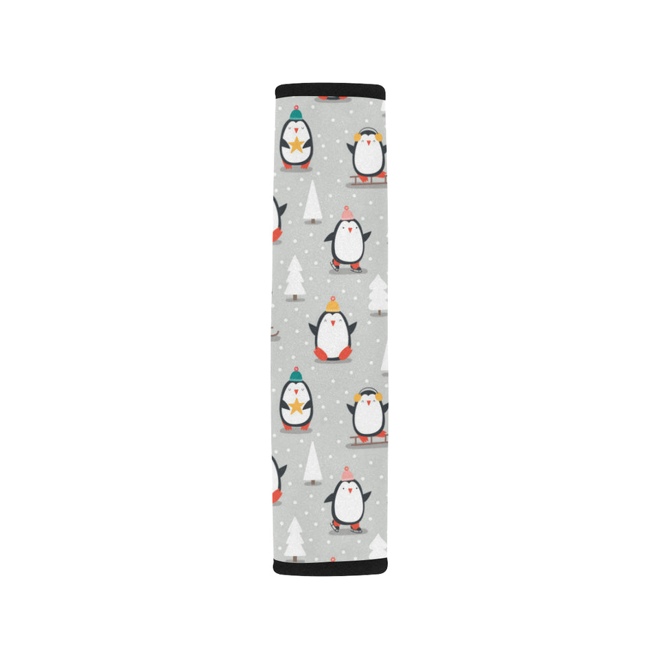 Cute Penguin christmas pattern Car Seat Belt Cover