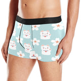 Maneki neko cat sakura Men's All Over Print Boxer Briefs Men's Underwear