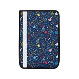 Music Notes Pattern Print Design 03 Car Seat Belt Cover