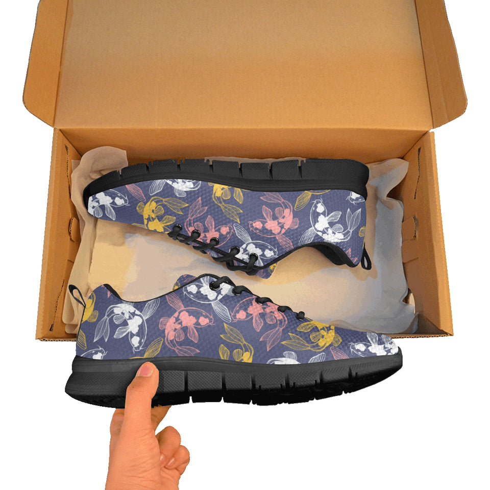 Koi Fish Carp Fish pattern Men's Sneaker Shoes