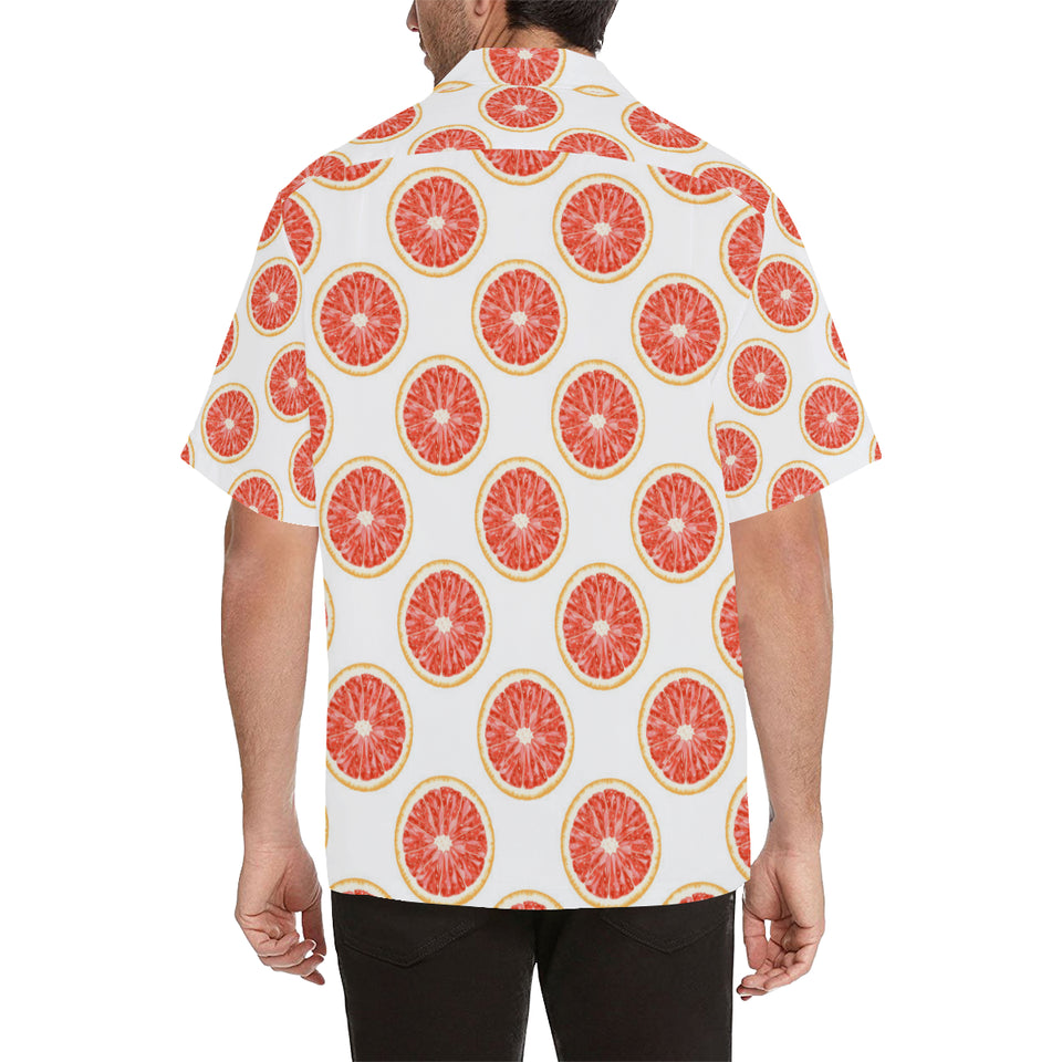 Grapefruit pattern Men's All Over Print Hawaiian Shirt