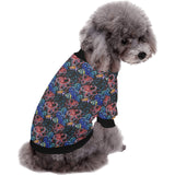 Octopus sea wave tropical fishe pattern All Over Print Pet Dog Round Neck Fuzzy Shirt