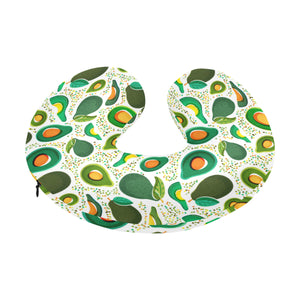 Avocado design pattern U-Shaped Travel Neck Pillow