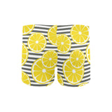 slice of lemon design pattern Men's Swimming Trunks