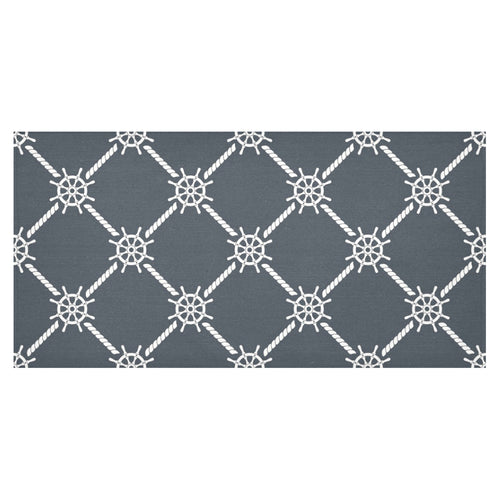 nautical steering wheel rope pattern Tablecloth