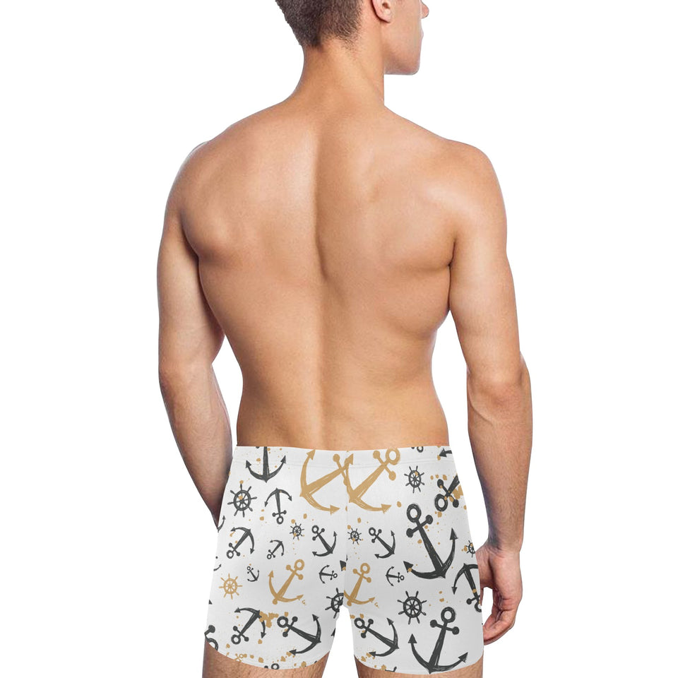 Anchors Rudders pattern Men's Swimming Trunks