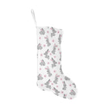 Watercolor cute rabbit pattern Christmas Stocking
