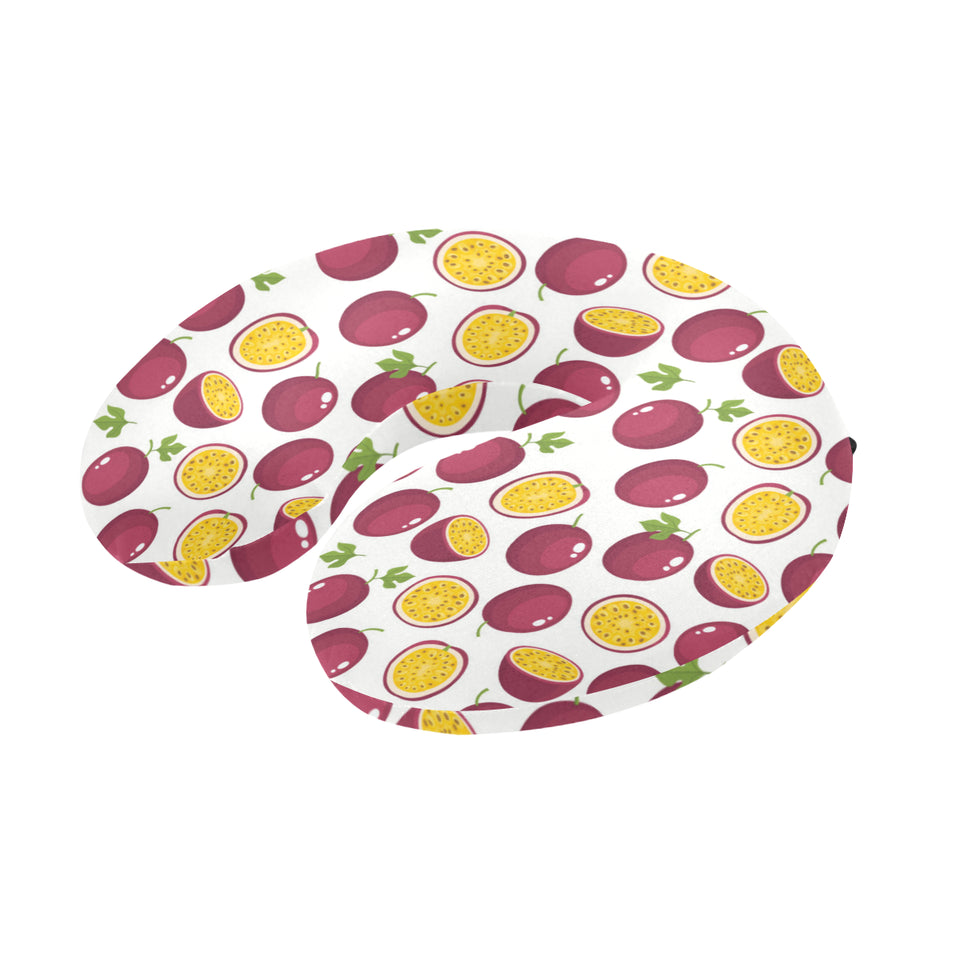Passion fruit design pattern U-Shaped Travel Neck Pillow