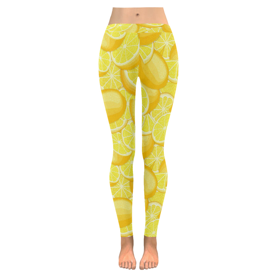 lemon pattern Women's Legging Fulfilled In US