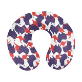 Kangaroo Australian pattern U-Shaped Travel Neck Pillow