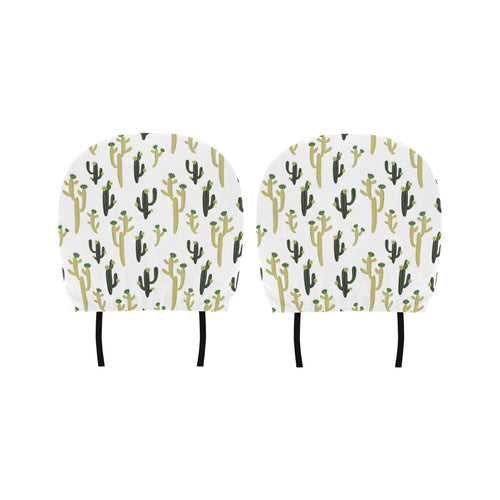 Cute cactus pattern Car Headrest Cover