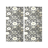 Gear Pattern Print Design 02 Gauze Curtain
