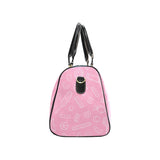 Sweet candy pink background Travel Bag
