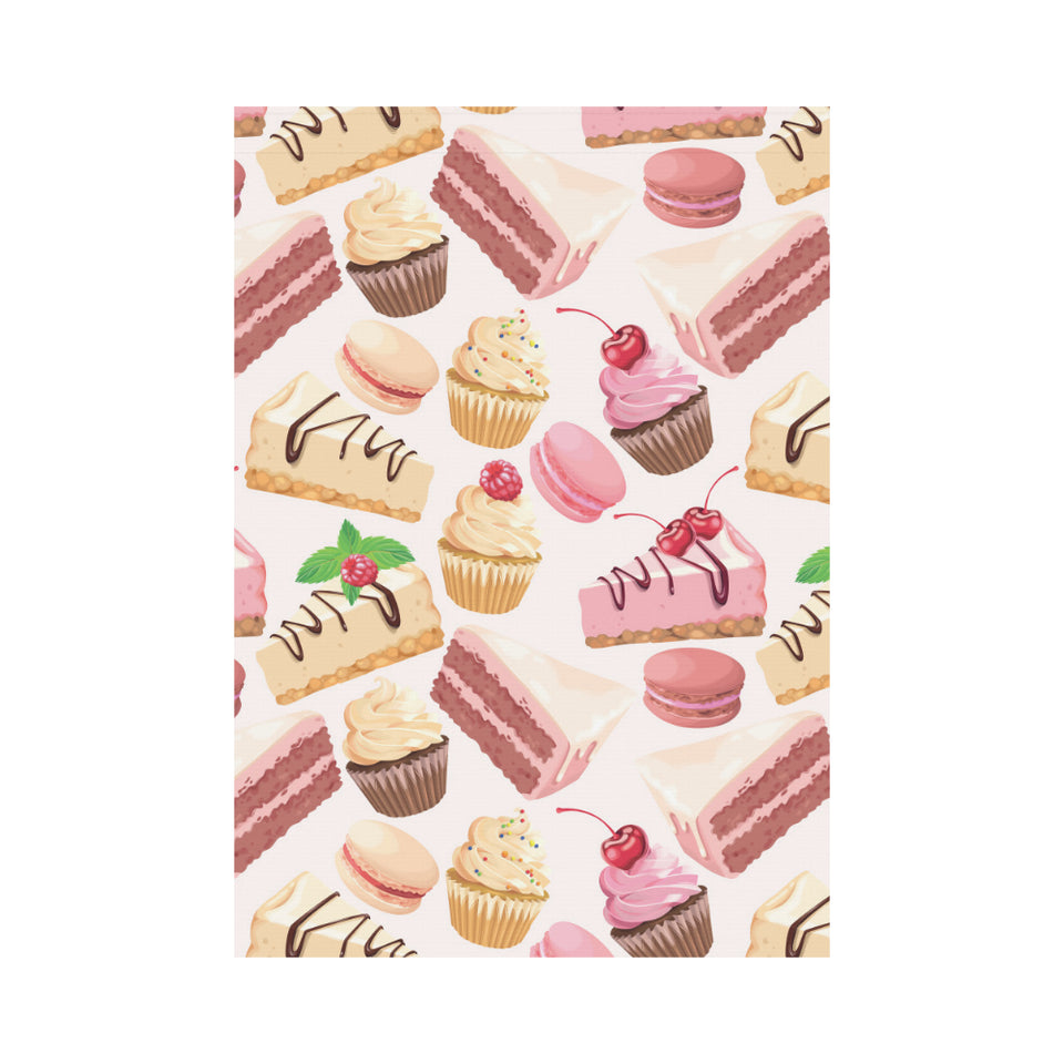 Cake cupcake sweets pattern House Flag Garden Flag