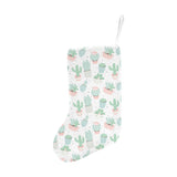 Pastel color cactus pattern Christmas Stocking