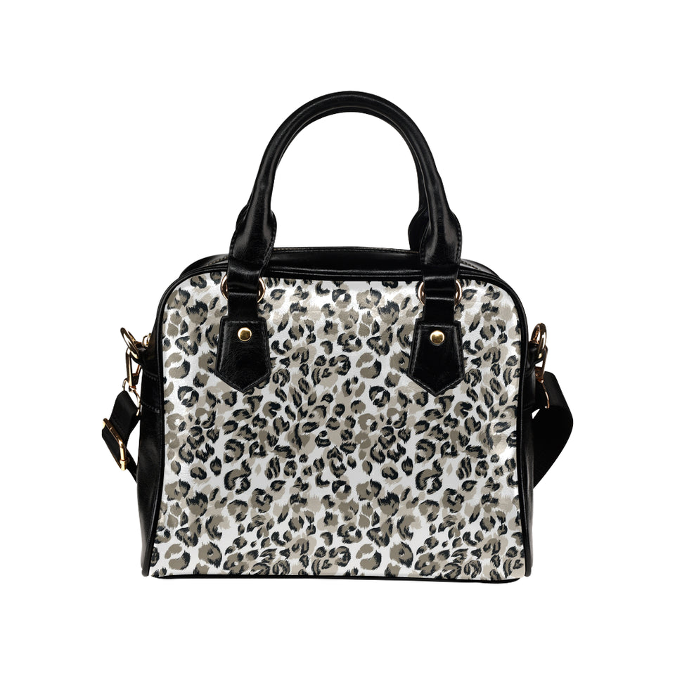 Leopard skin print pattern Shoulder Handbag