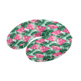 Watermelons tropical palm leaves pattern U-Shaped Travel Neck Pillow